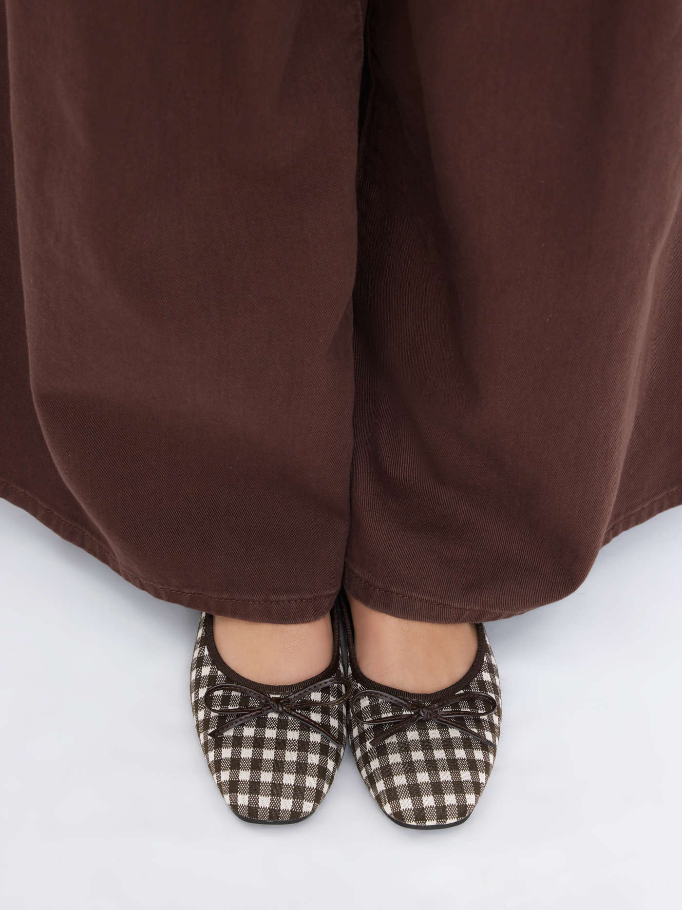 BOWKNOT GINGHAM MARY JANES