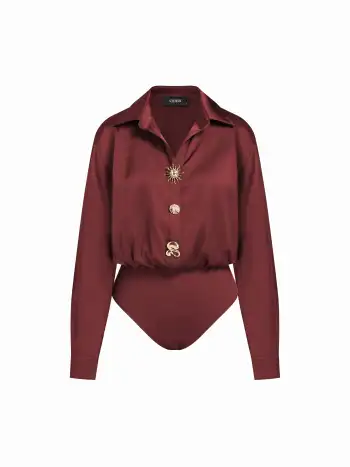 High Neck Button Oversized Long Sleeve Jacket