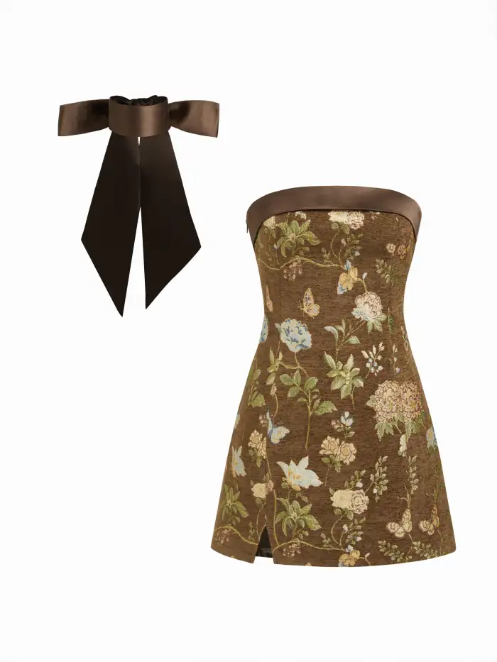 Denim Mid Waist Leopard Wide Leg Pants