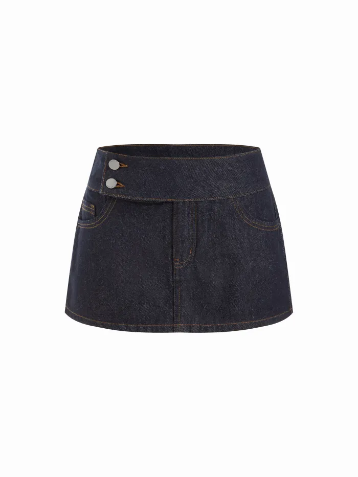 Cotton Low Rise Split Skort