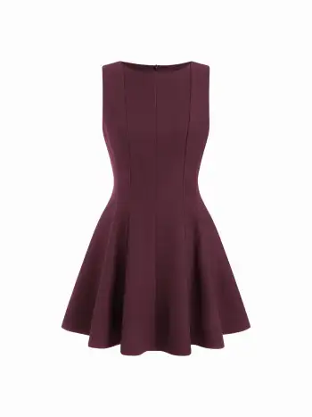 Wool-look High Neck Double Breasted Oversized Jacket