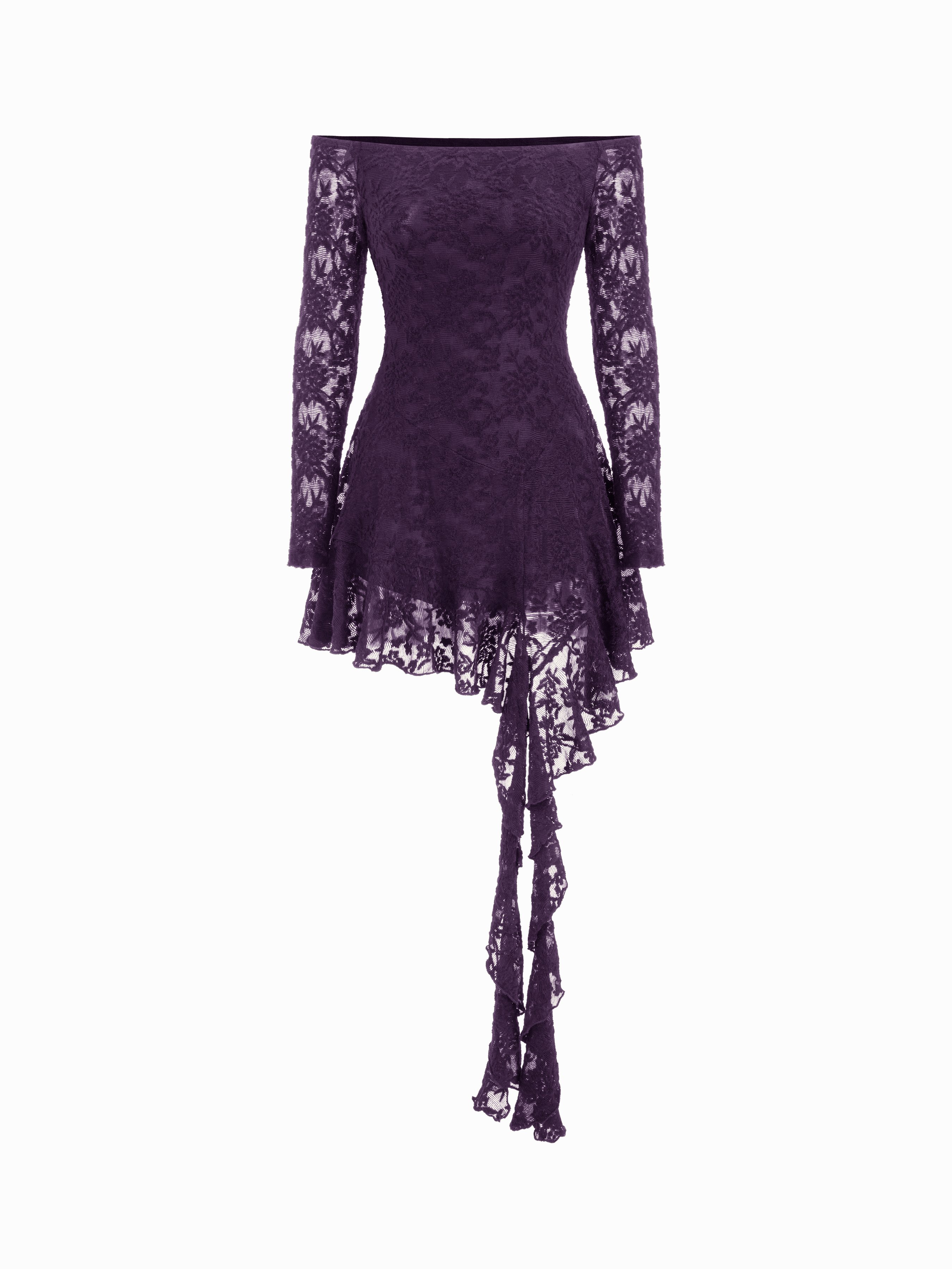 open lace back dress CIDER Star Glitter Ruched Mini Dress: Purple, XS: Buy Online at Best Price  in UAE main image 0