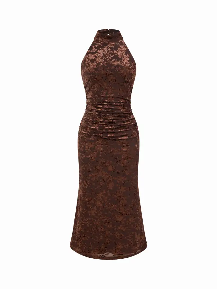 Velvet Dress - Cider