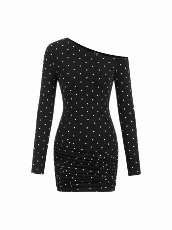 Wool-look Mandarin Collar Button Long Sleeve Oversized Jacket