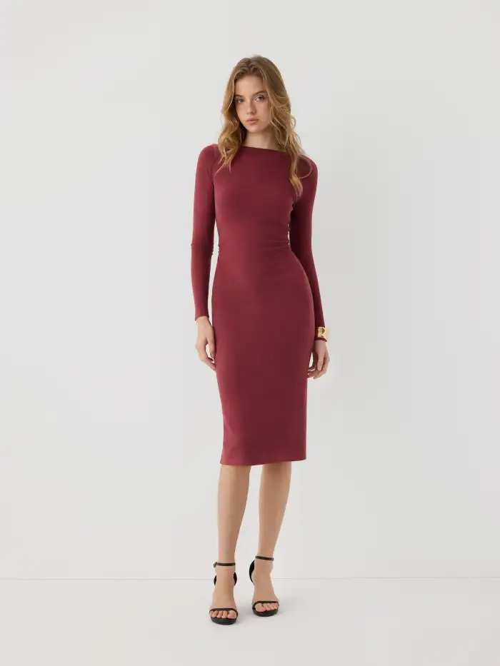 franca midi dress Rails Franca Midi Dress- Black – Styleartist