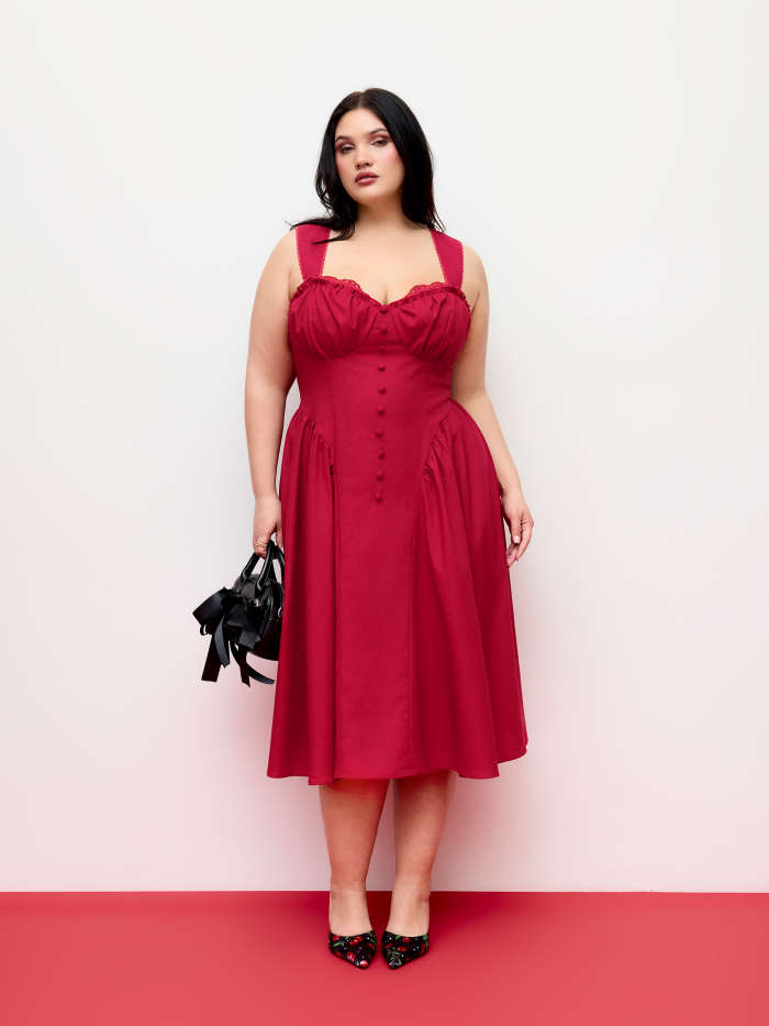 cider burgundy dress Cider Kiss Strapless Velvet Mini Dress in Burgundy