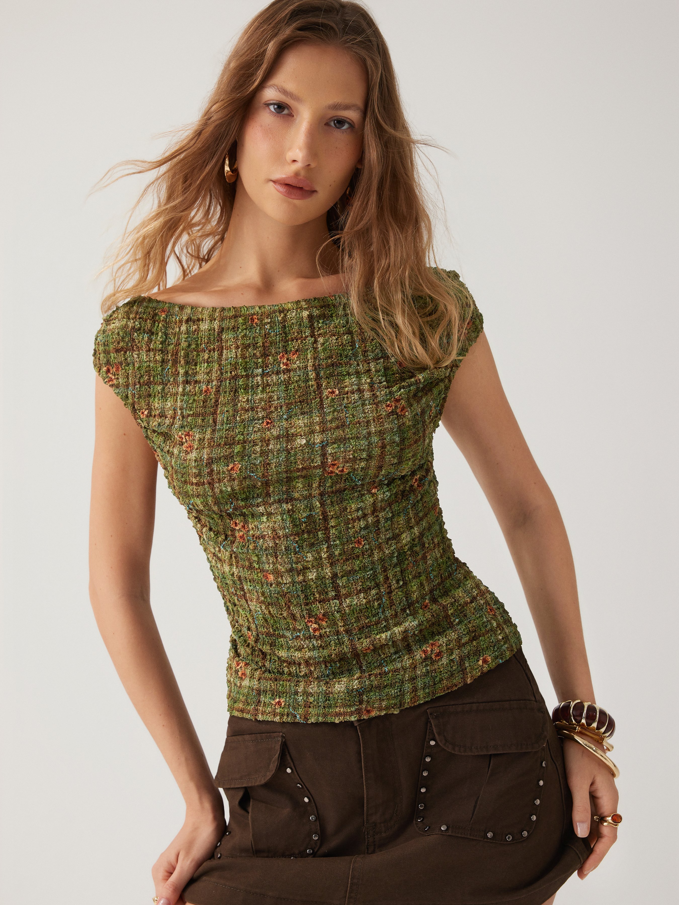 Off-The-Shoulder Tops - Cider