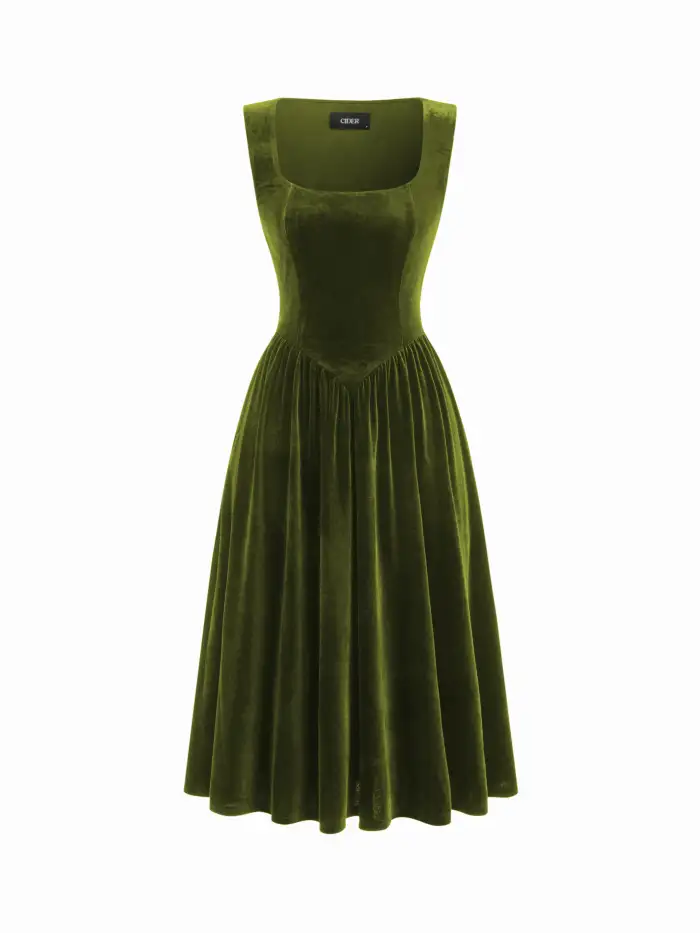 Green Dresses - Cider