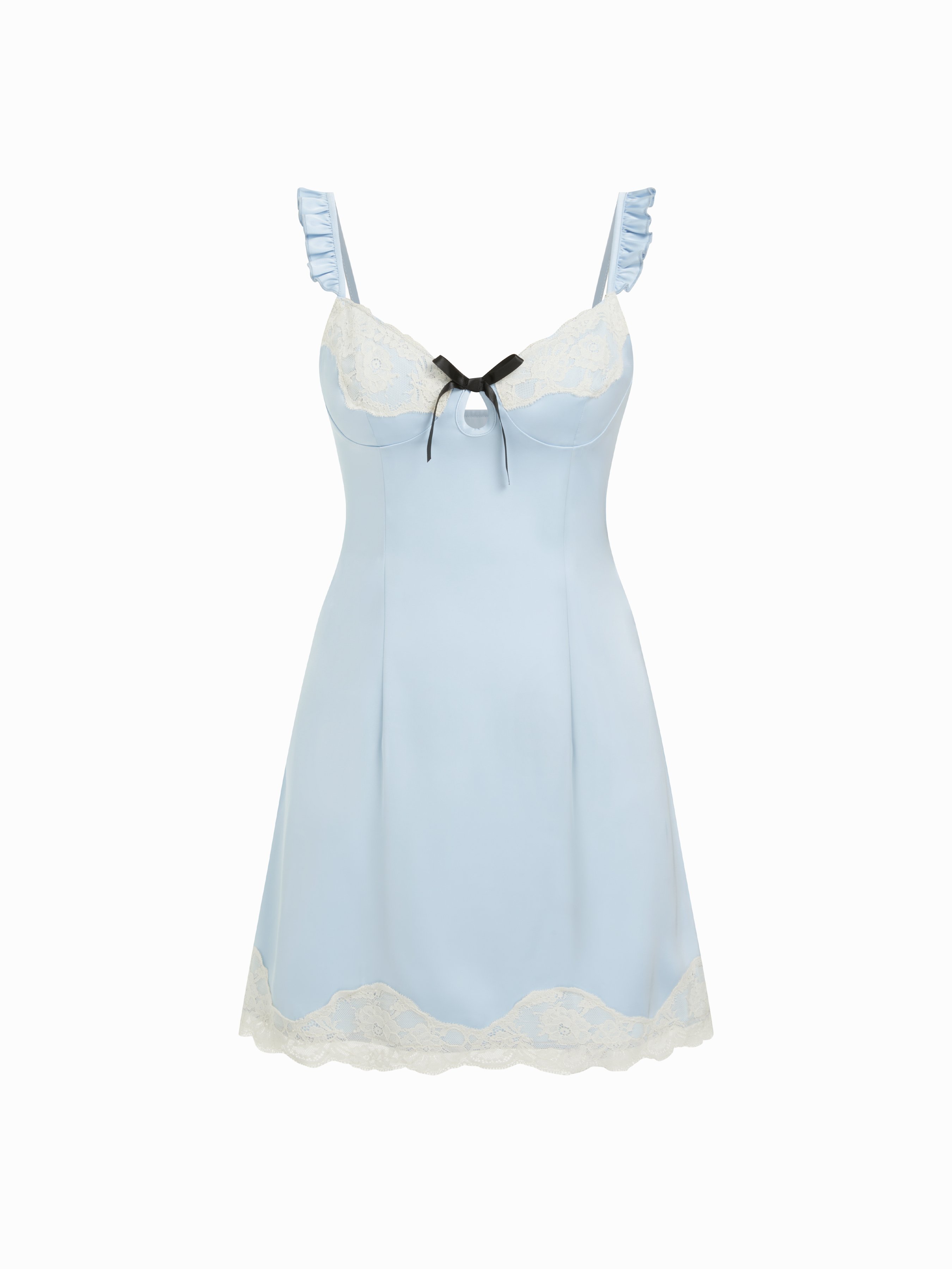 willow lace wedding dress Collier, Blue Willow by Anne Barge