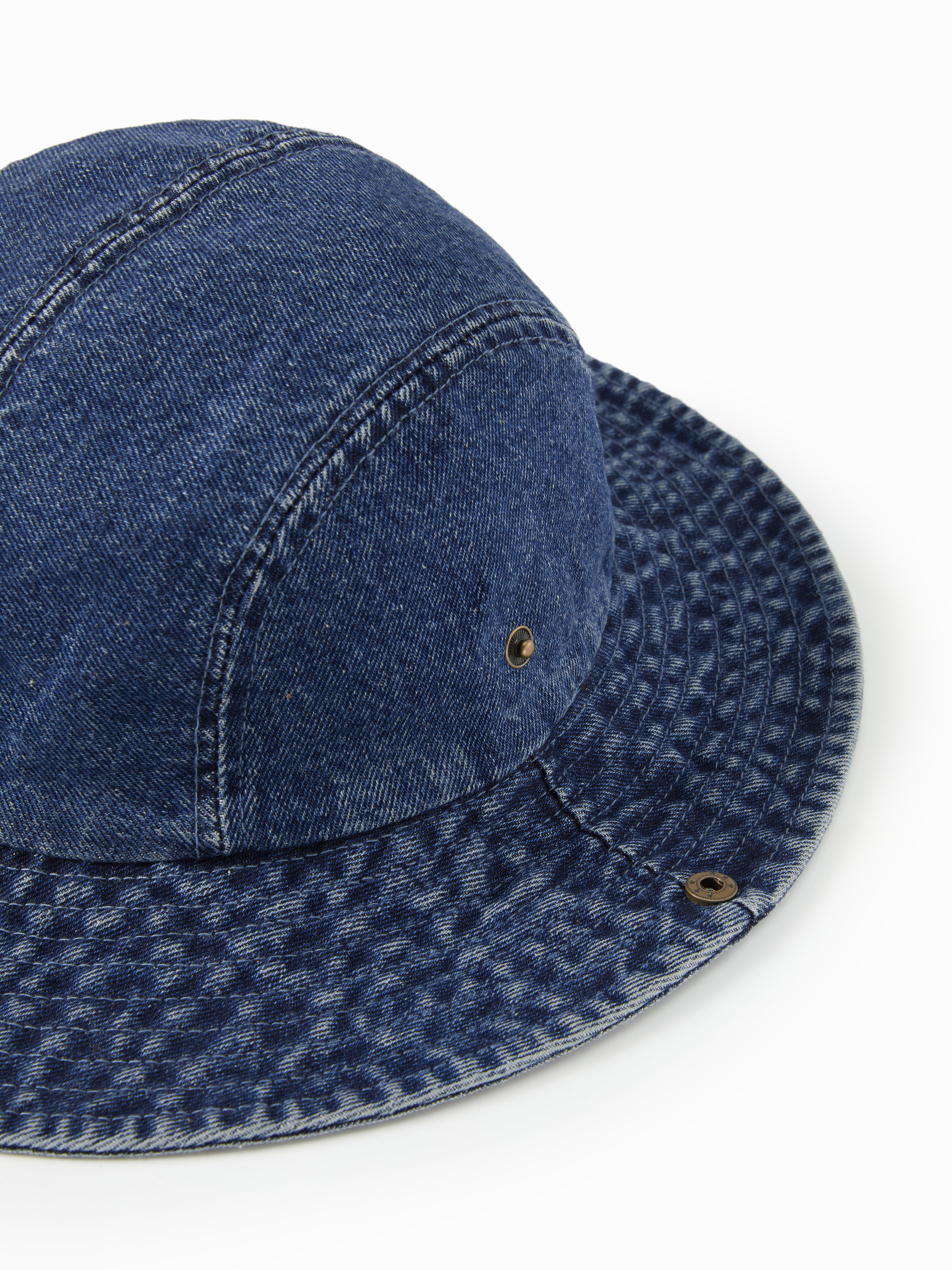 帽子 ICT BUCKET CAP DRY DENIM Denim DENIM LACE-UP BUCKET HAT For Daily Casual