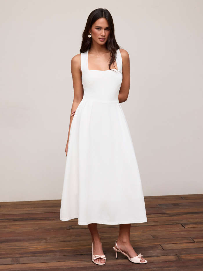 chic dresses Chic and Holland - HF1542 Sleeveless Embellished Junior Prom Fitted Gown 2 / Blush
