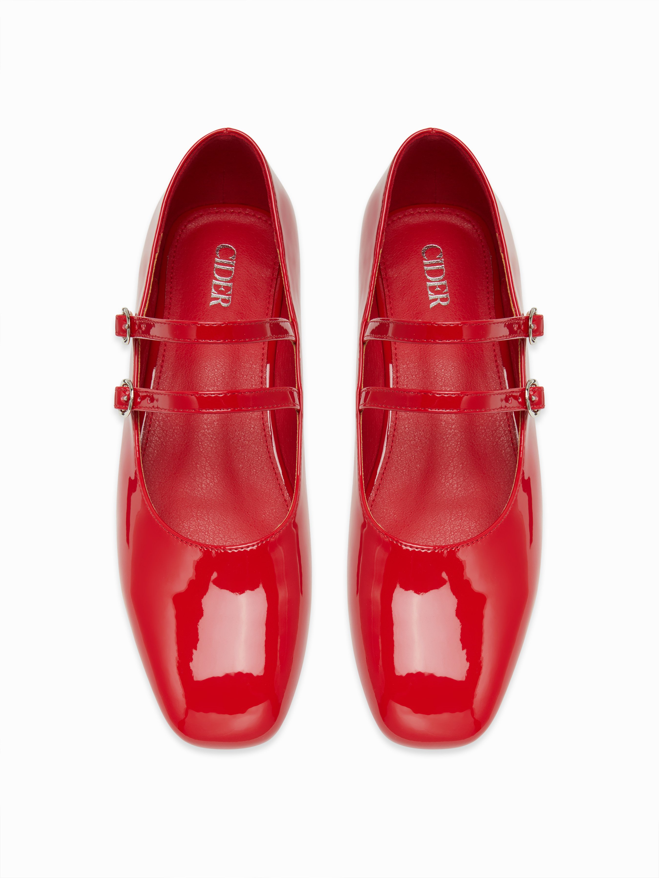 Ballerines Mary Jane CIDER à Bout Carré Avec Nœud - Chaussures Plates Confortables Femme
