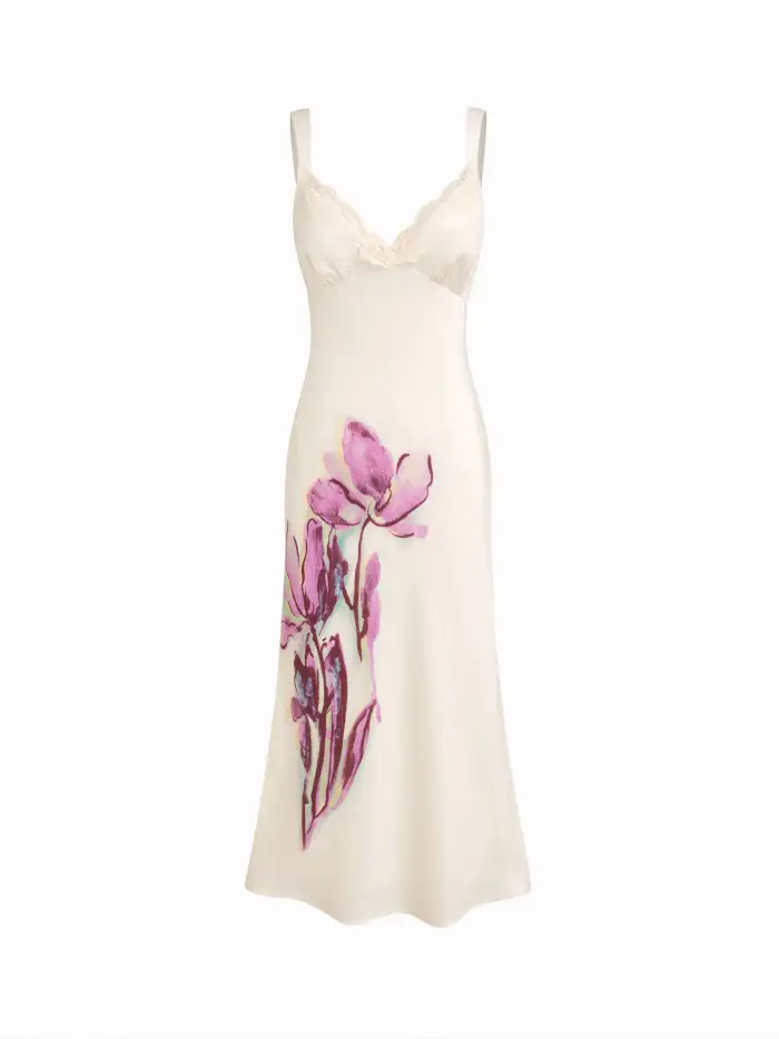 cider lace trim cami midi dress Amazon.com: CIDER Women's Summer Semi Formal Dresses Satin Lace V Neck  Spaghetti Strap Slip Midi Dress Sexy Dresses Nightgown Party Wine :  Clothing, Shoes & Jewelry