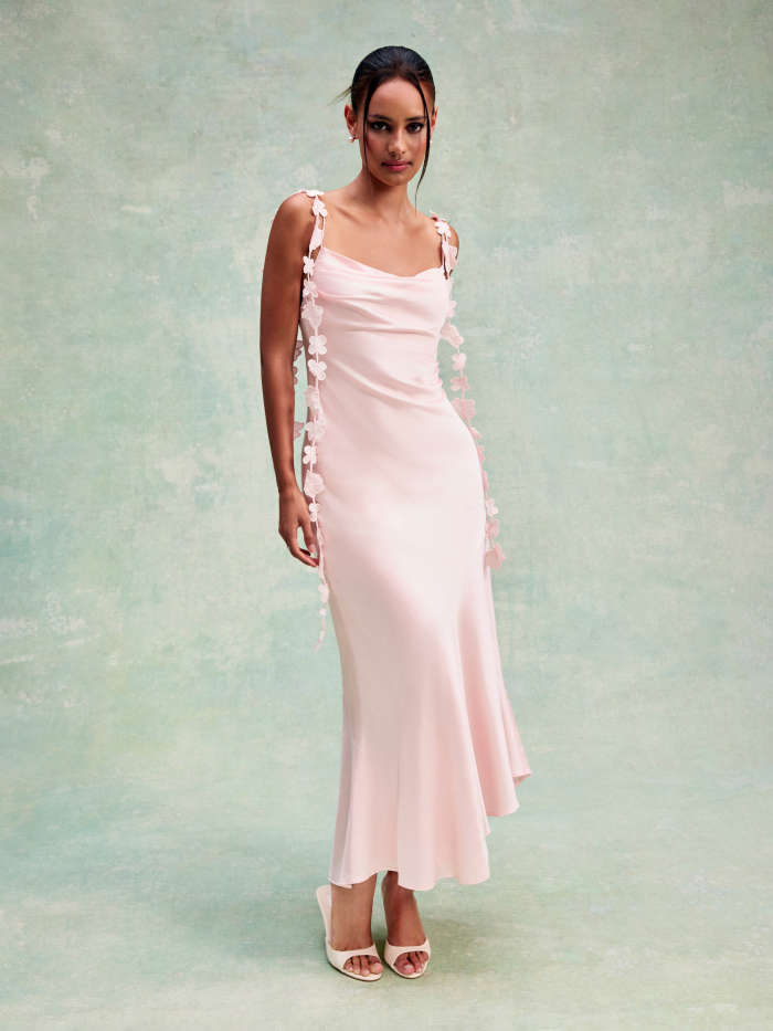 cider pink satin dress Buy Cider Pink Satin Cowl Neck Ruched Butterfly Mini Dress (S) Online