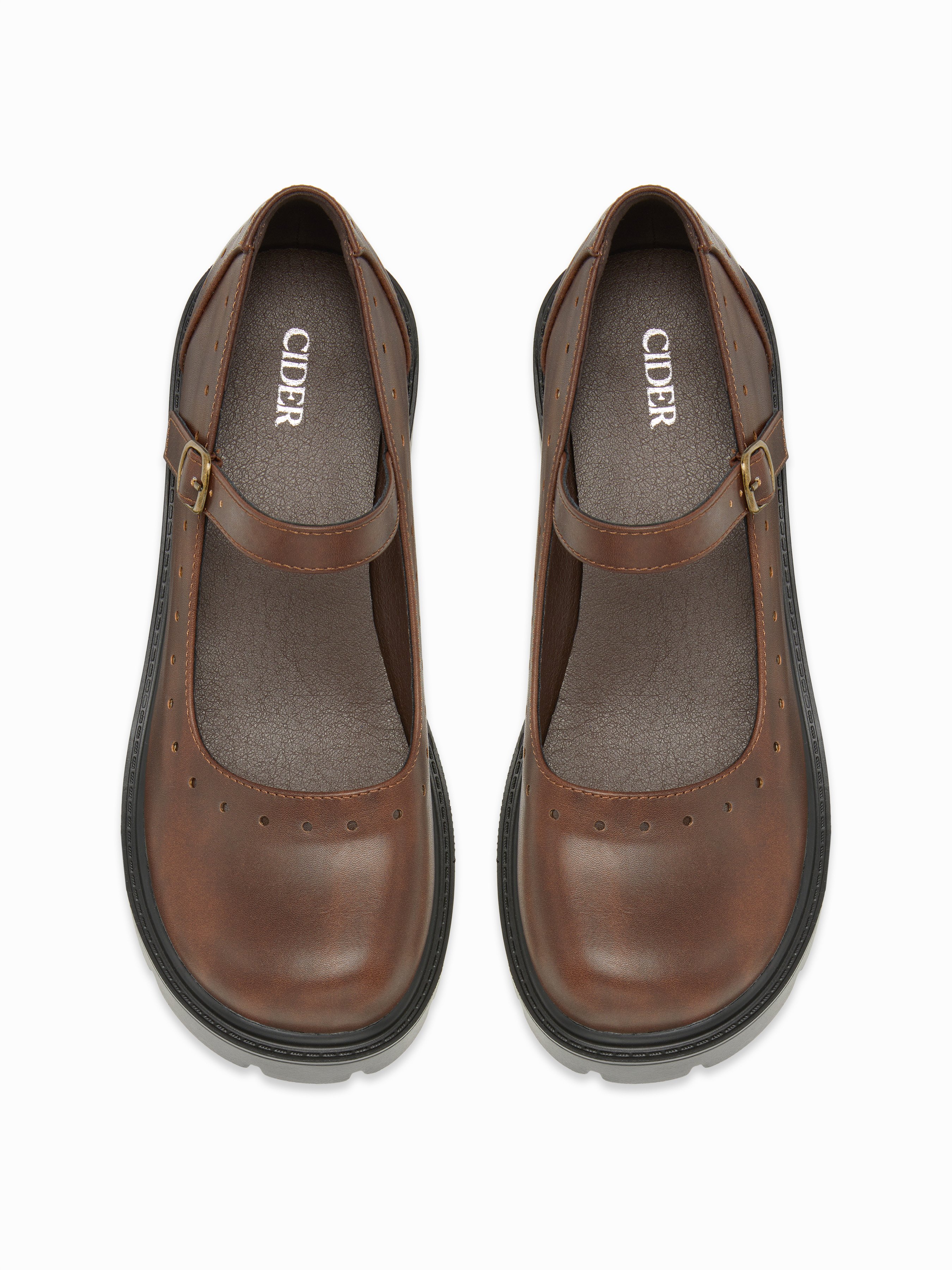 CHUNKY HEELED LOAFERS
