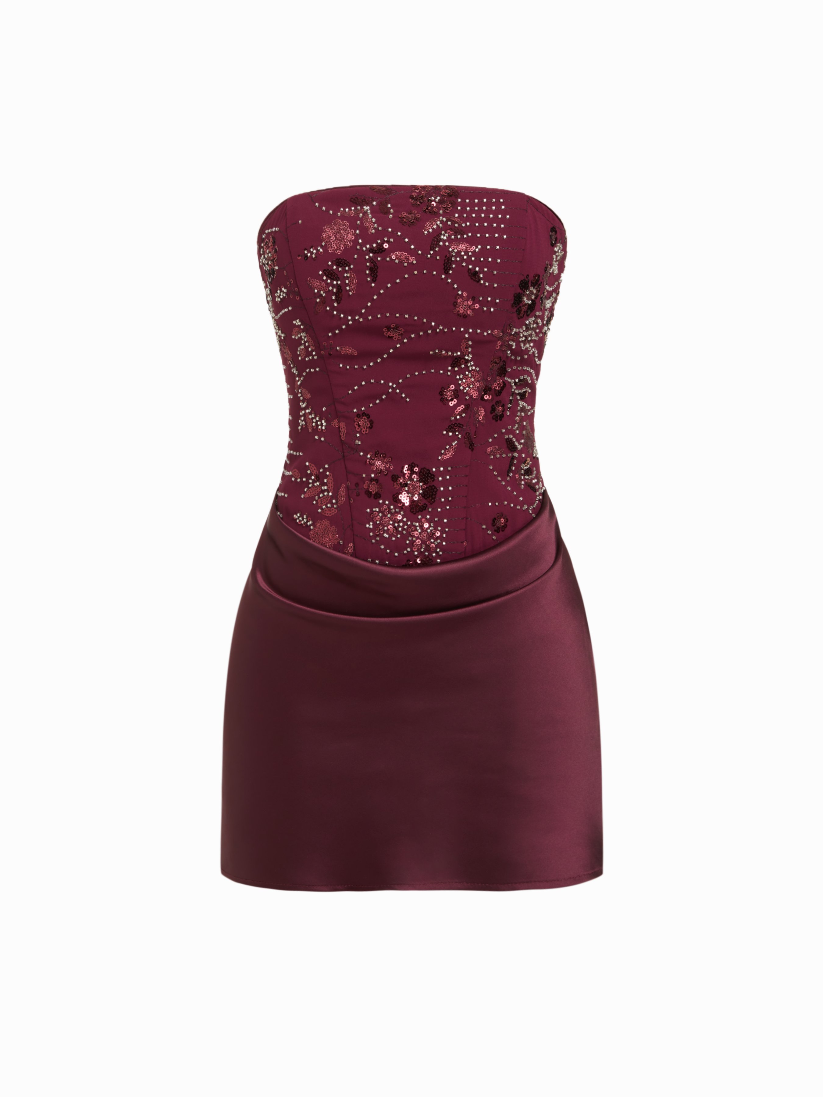 cider sweetheart neckline glitter bodycon dress Sparkly Dresses Sexy Burgundy Off-the-Shoulder Satin