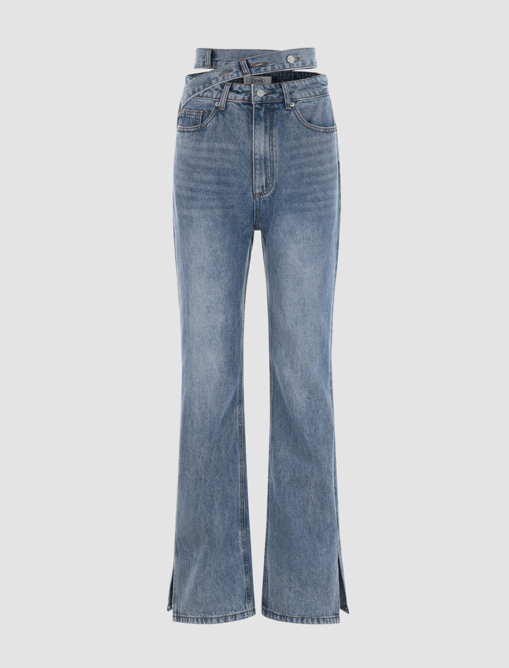HIP Double Waisted Band Jeans