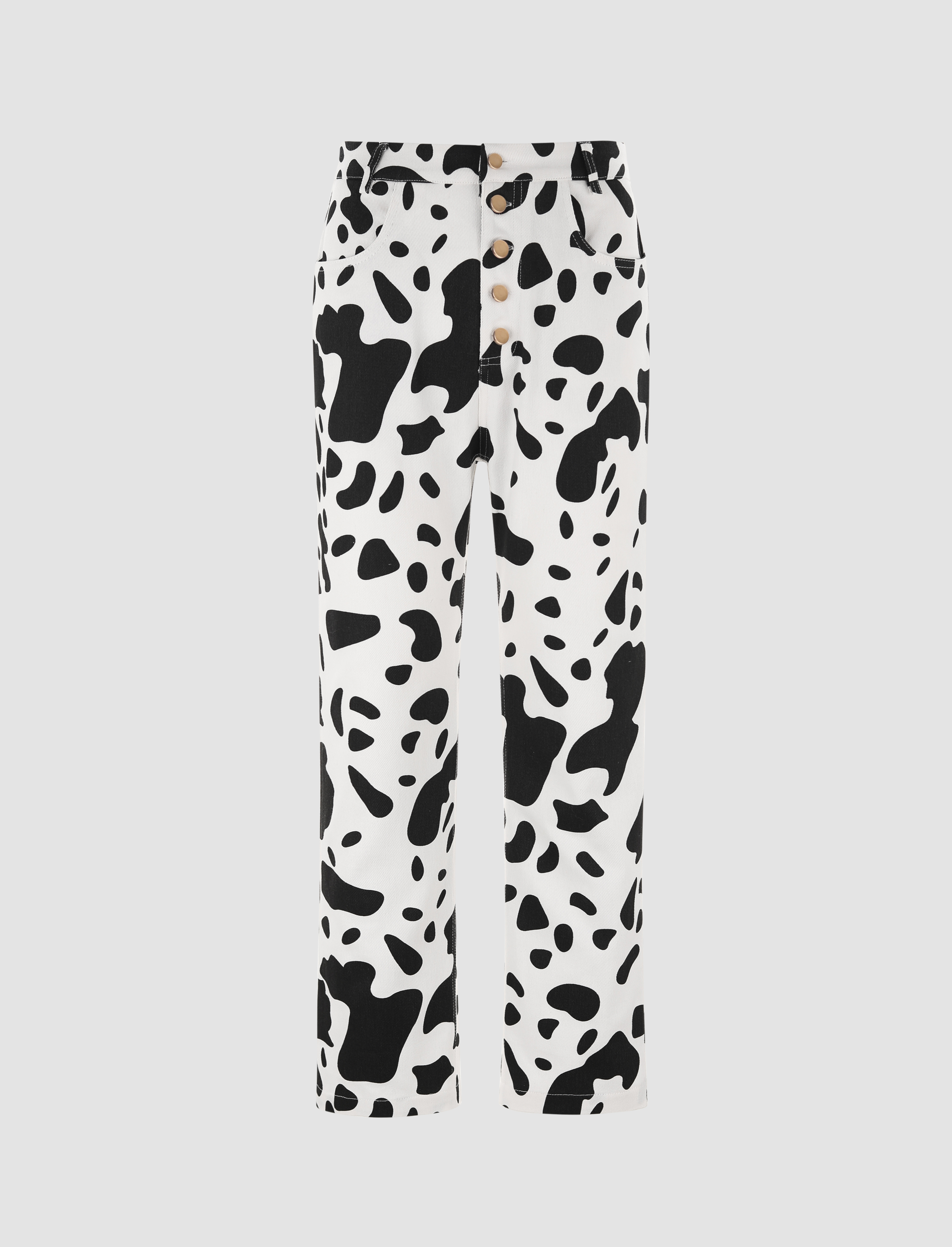 Cowgirl Tracys Cow Print Jeans Cider 