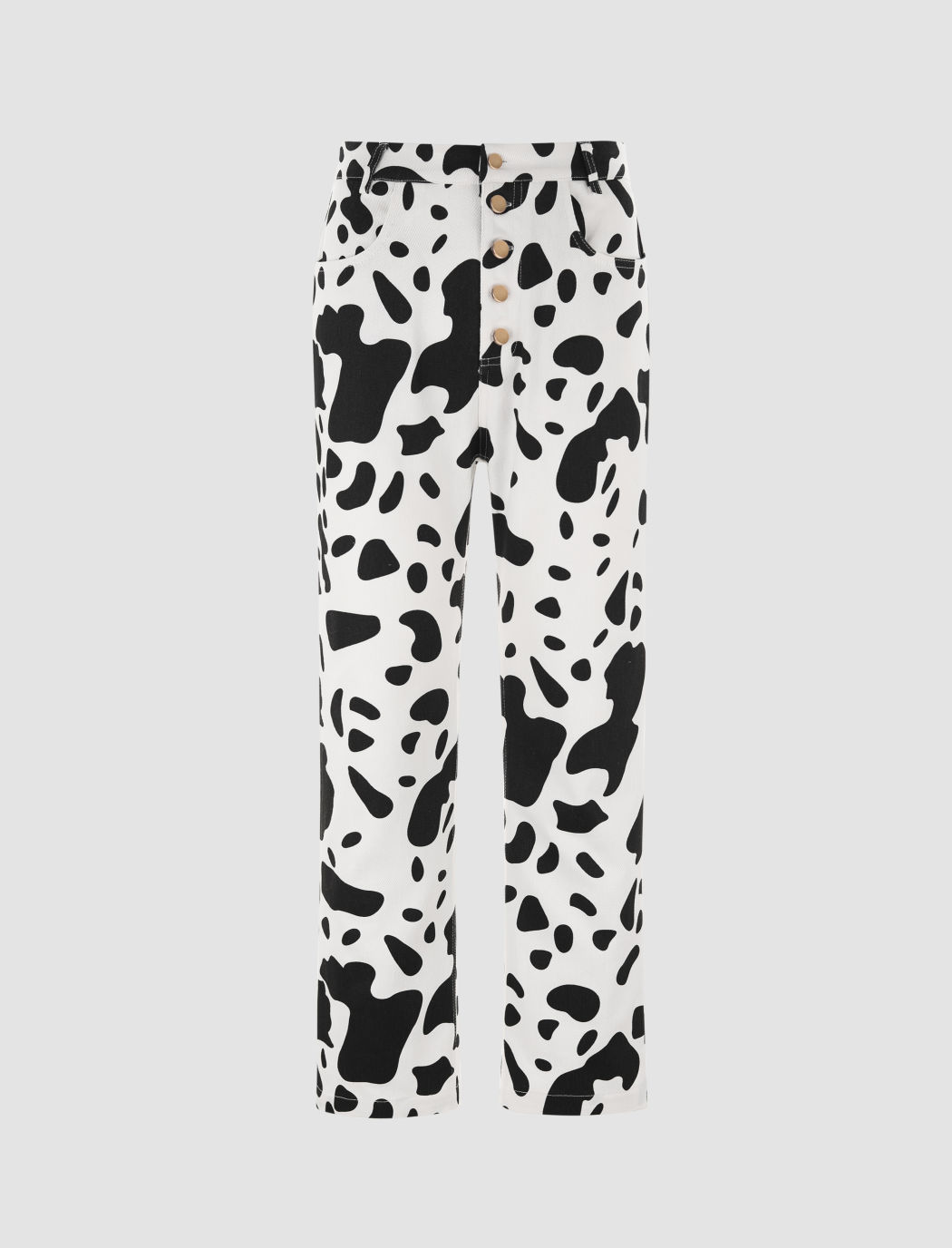 Kuh-Print-Jeans von Cowgirl Tracy