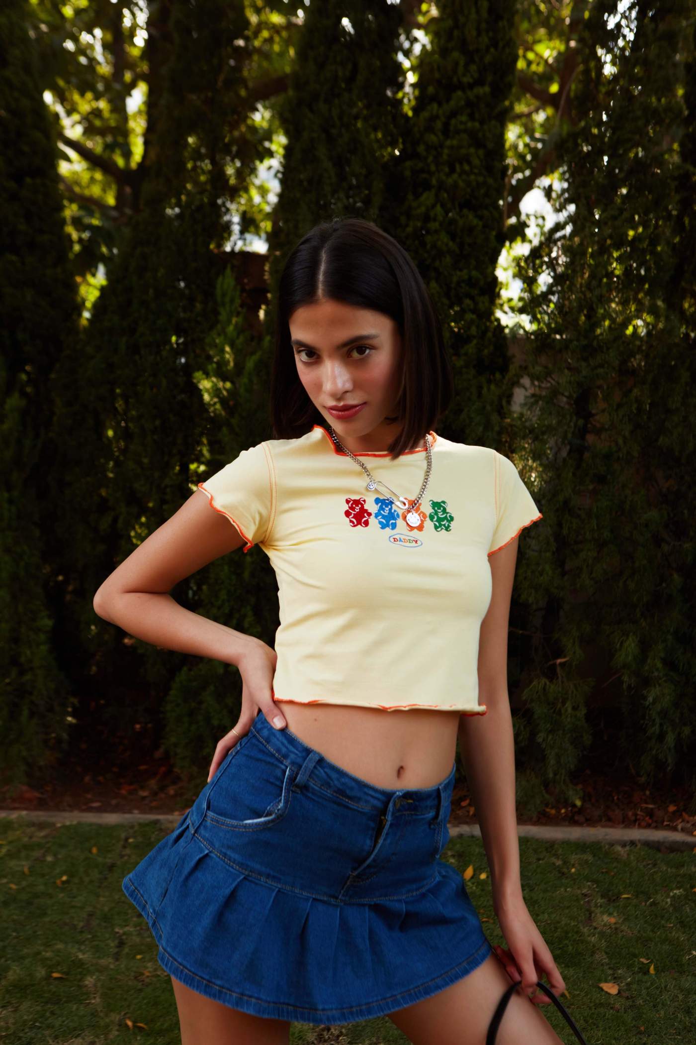 Y2K Denim Mini Skirt