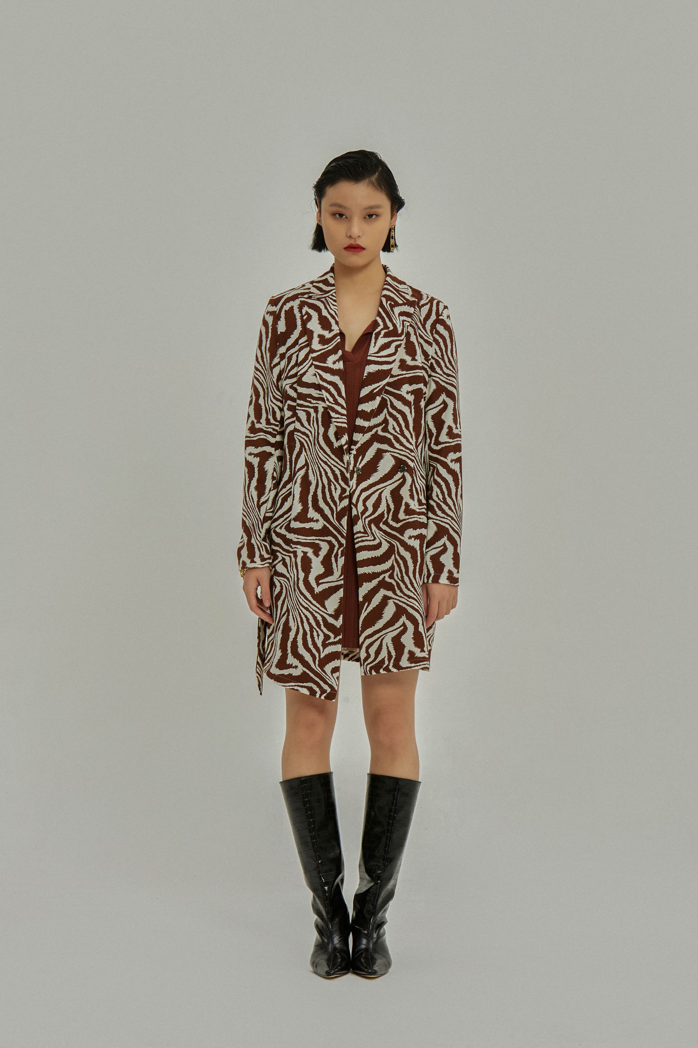 Animal Print Blazer