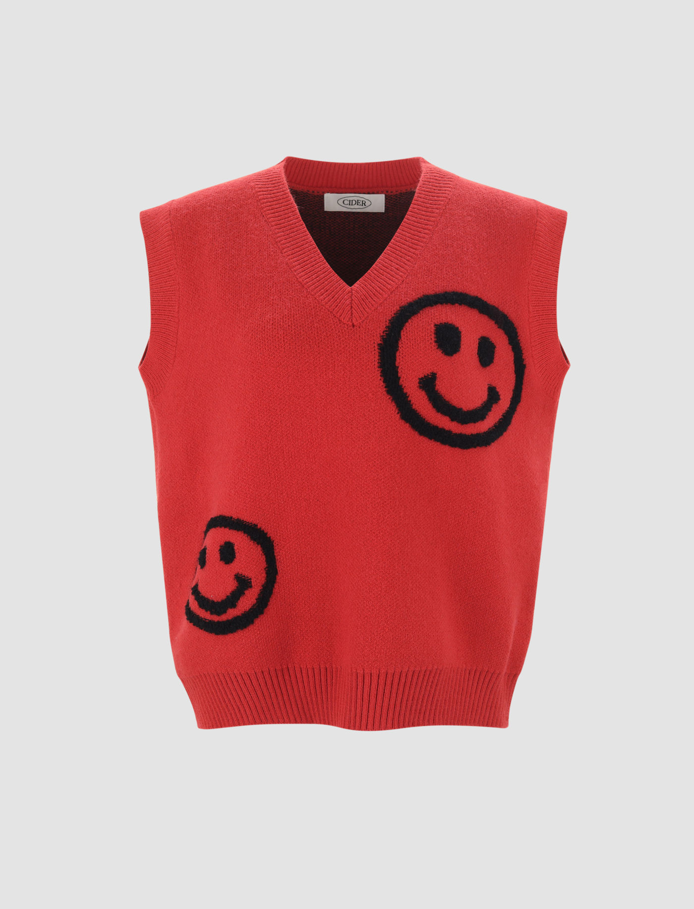 Gilet Rouge en Maille